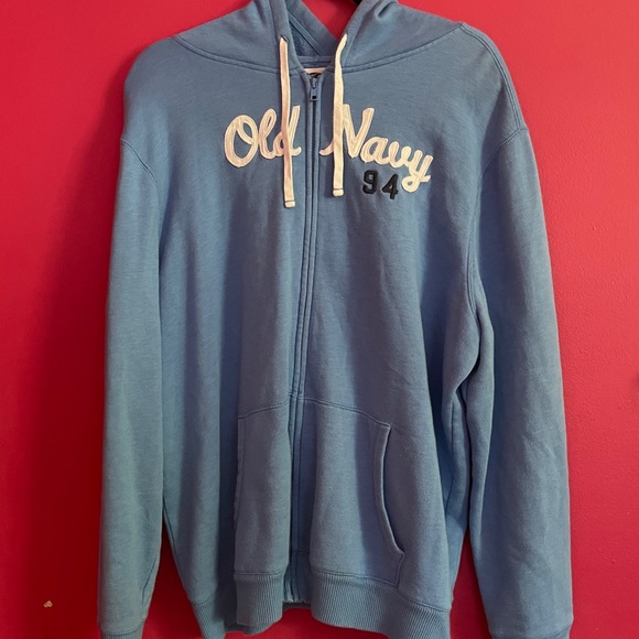 Old Navy Tops - Old Navy Blue Drawstring Hoodie